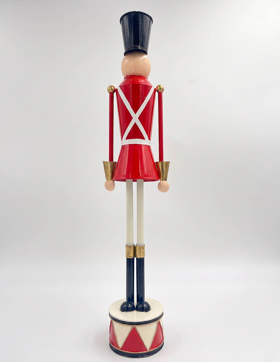 Figura decorativa navideña de metal