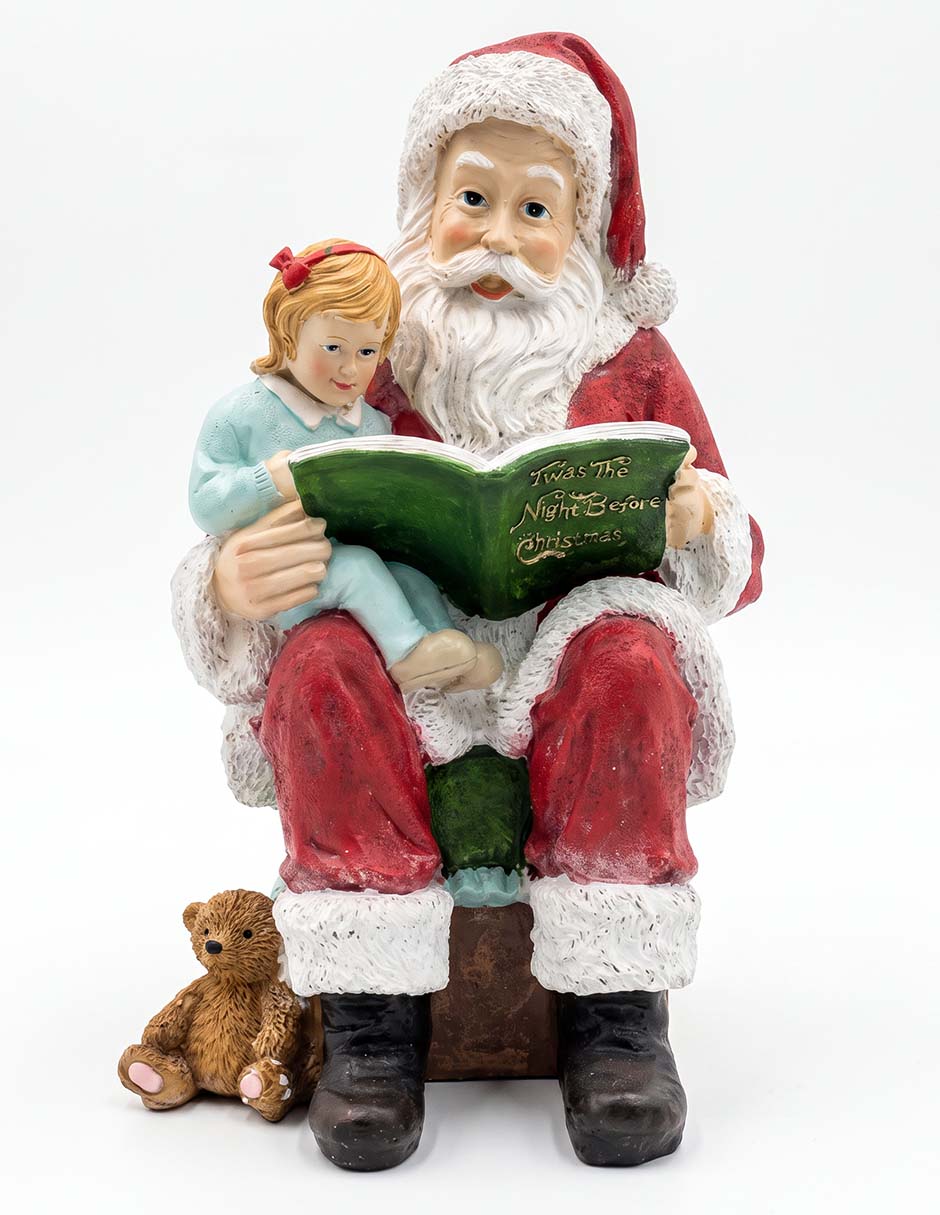 Figura decorativa navideña de santa claus