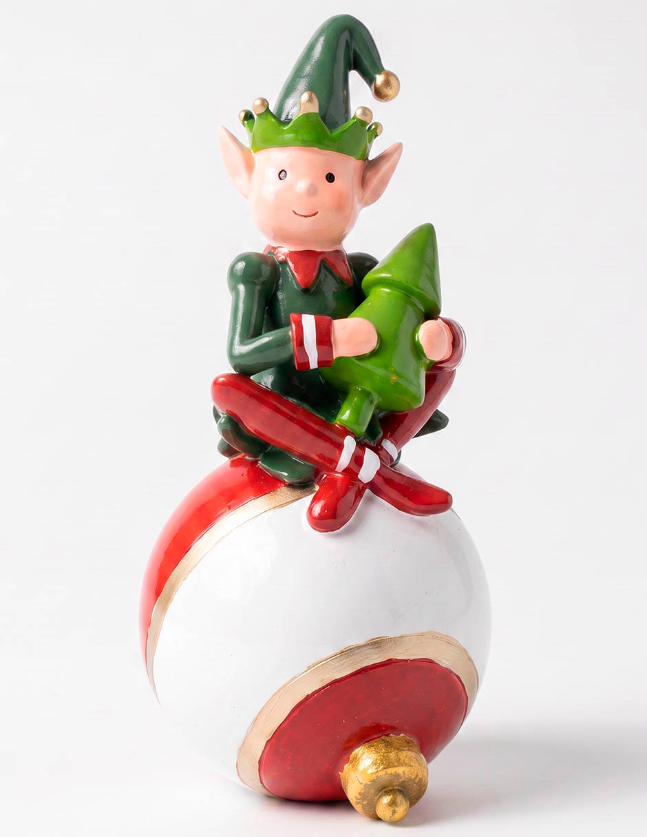 Figura decorativa navideña de duende