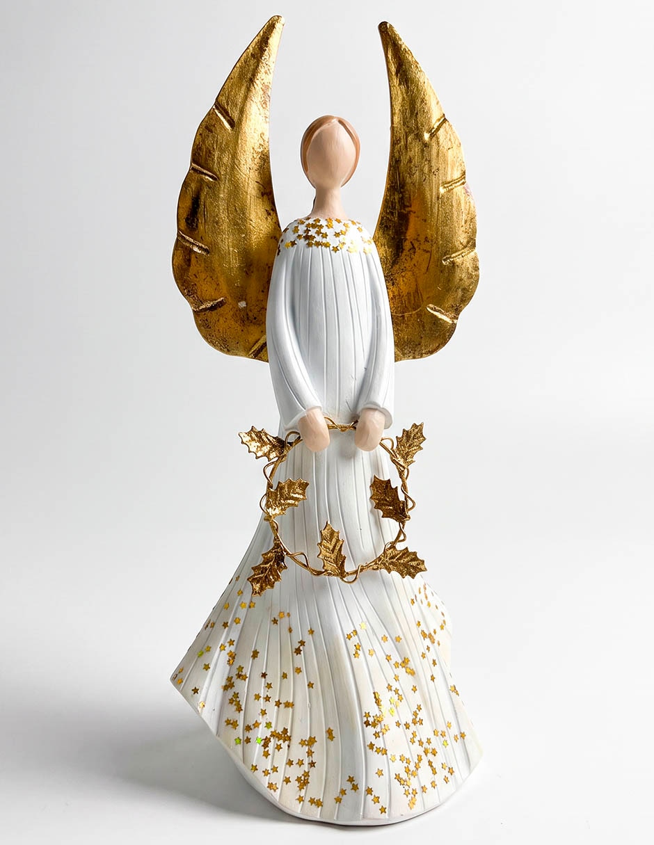 Figura decorativa navideña de ángel