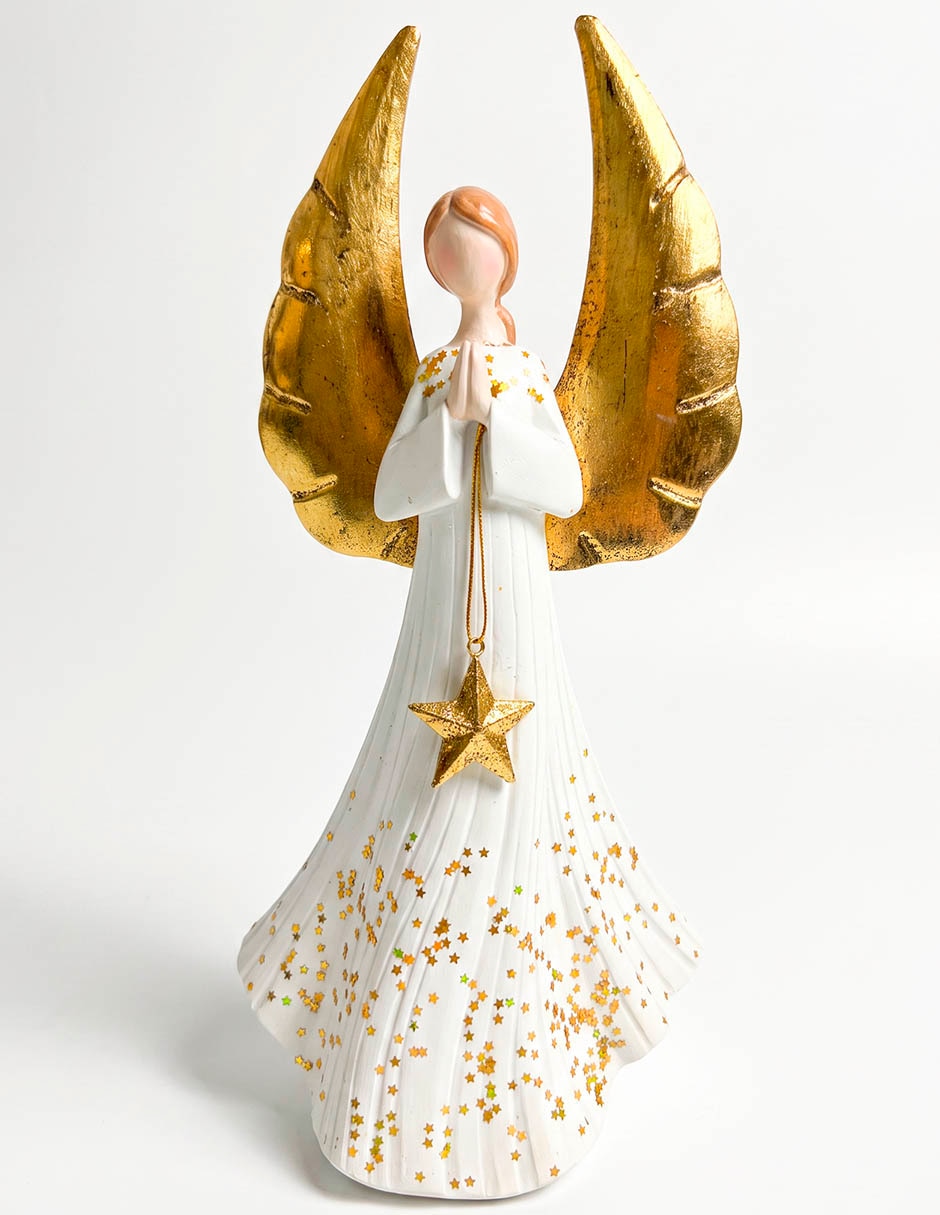 Figura decorativa navideña de ángel Figura decorativa navideña de ángel