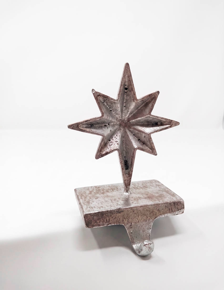 Sujeta bota navideña forma estrella 2