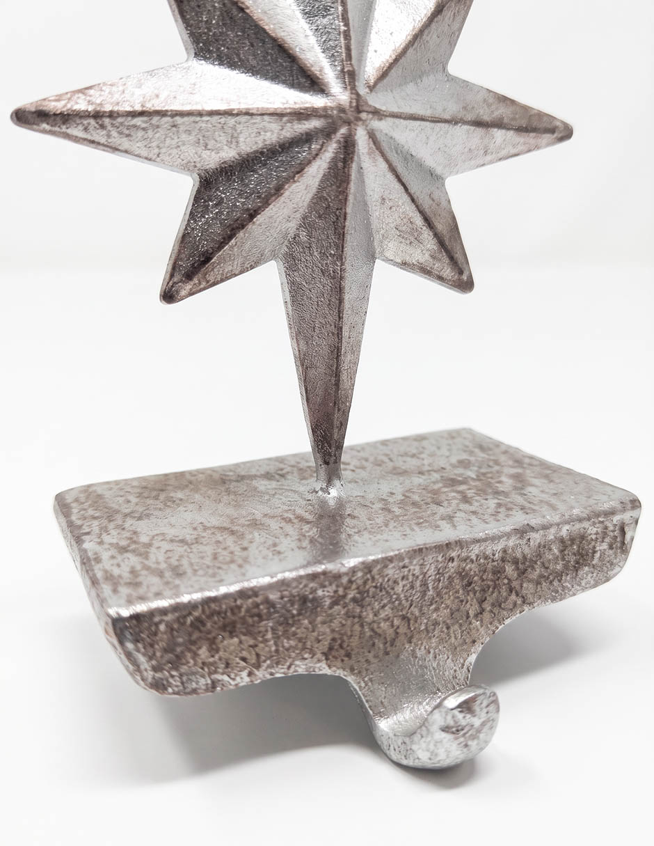 Sujeta bota navideña forma estrella 3