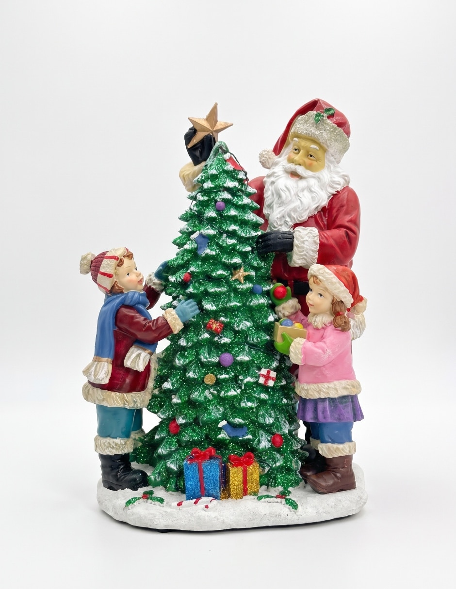 Figura decorativa navideña de Santa Claus