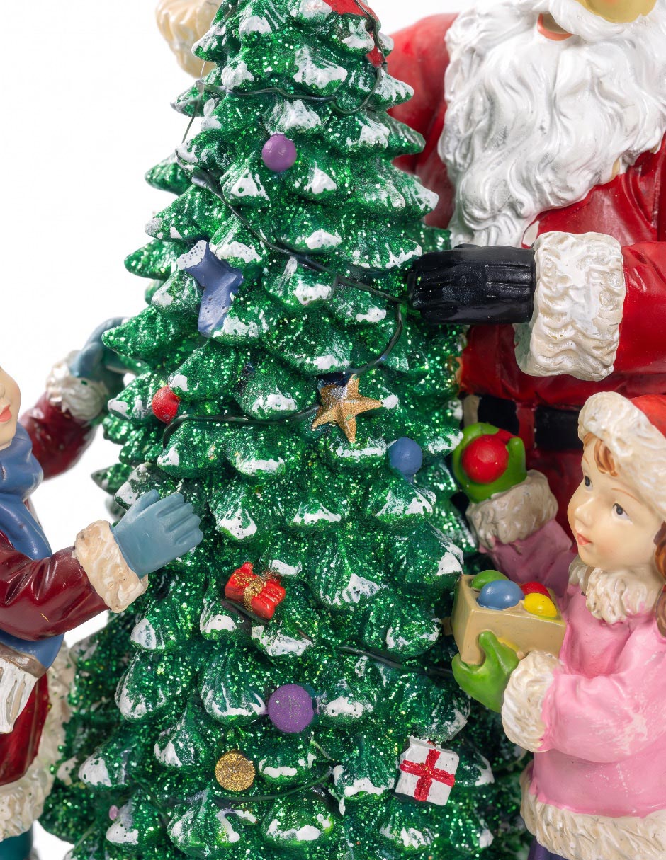 Figura decorativa navideña de Santa Claus 4