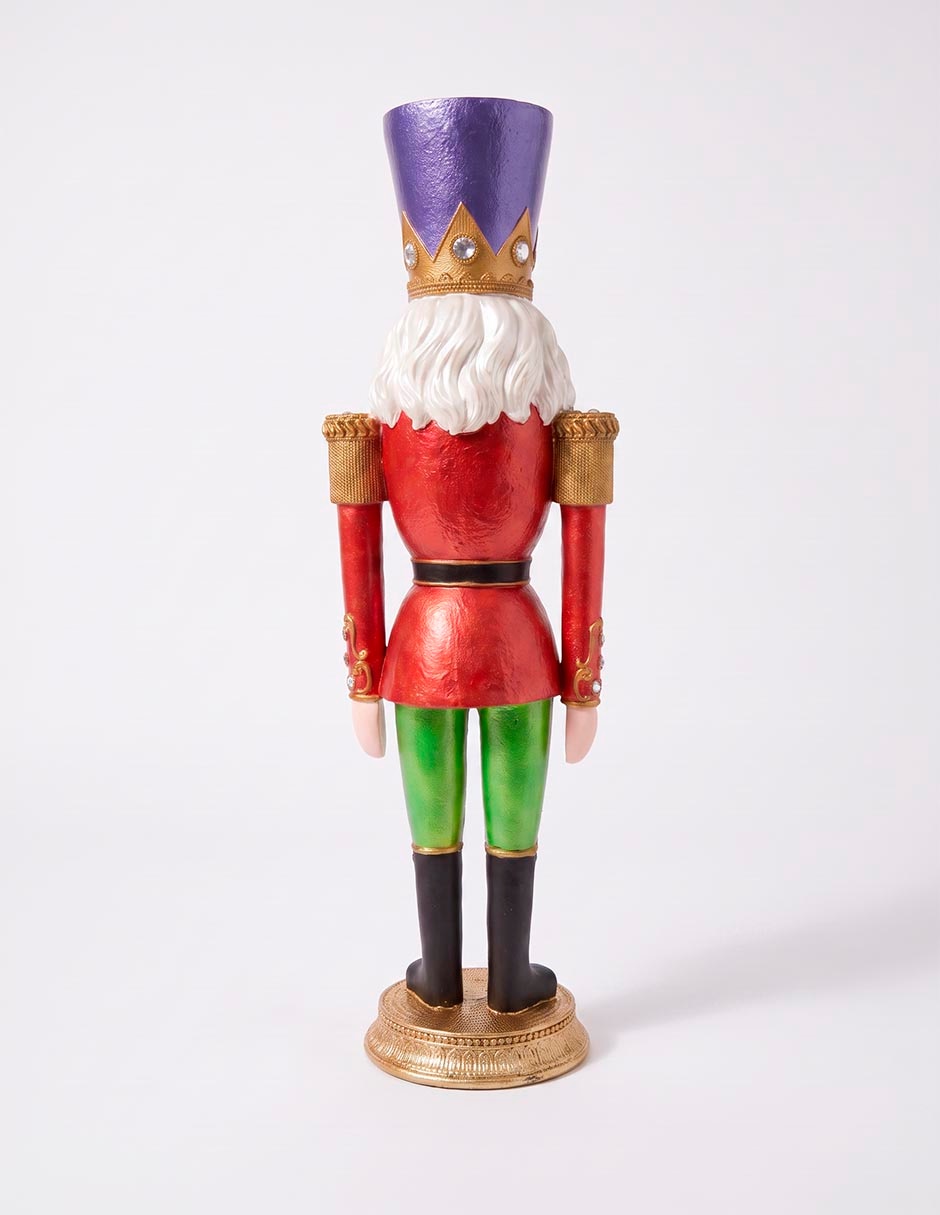 Figura decorativa navideña de cascanueces 2