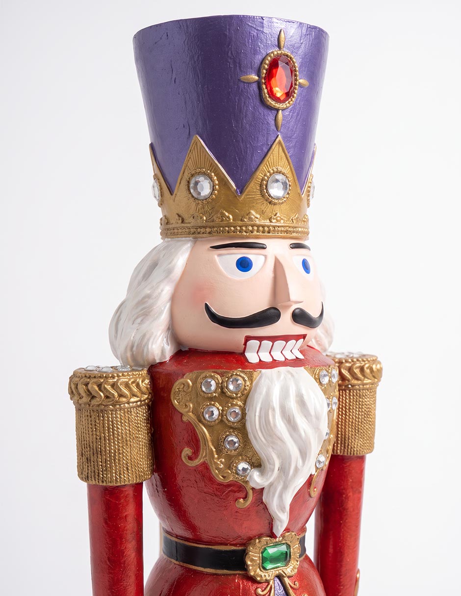 Figura decorativa navideña de cascanueces 3