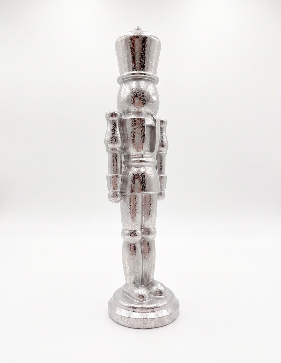 Figura decorativa navideña de cascanueces de madera 1