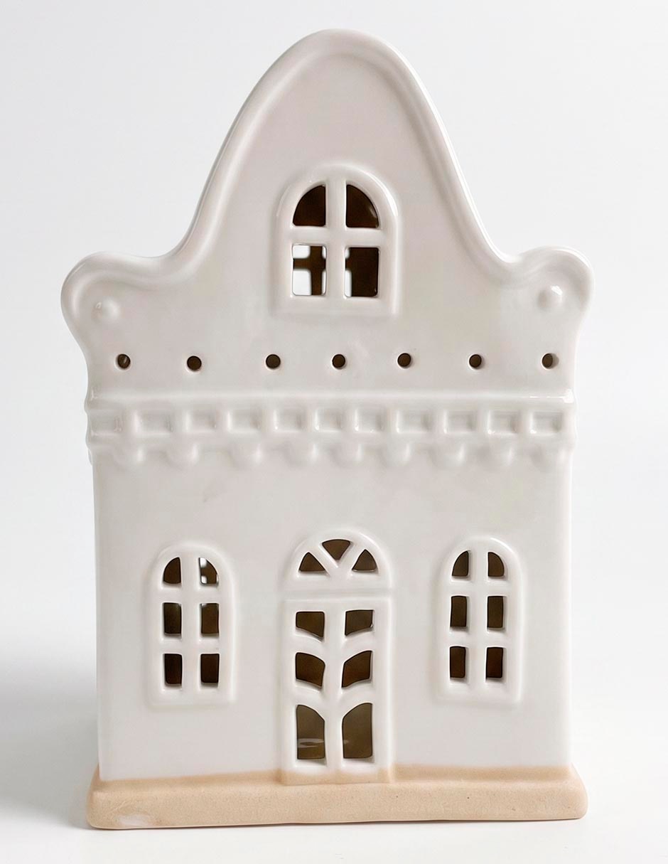 Figura decorativa navideña de casa