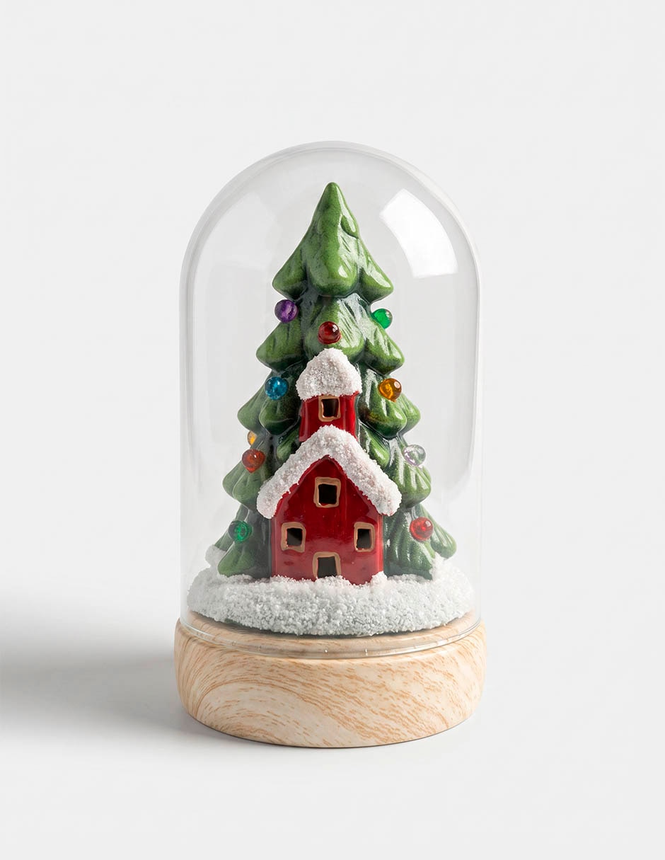 Figura decorativa navideña de árbol 1