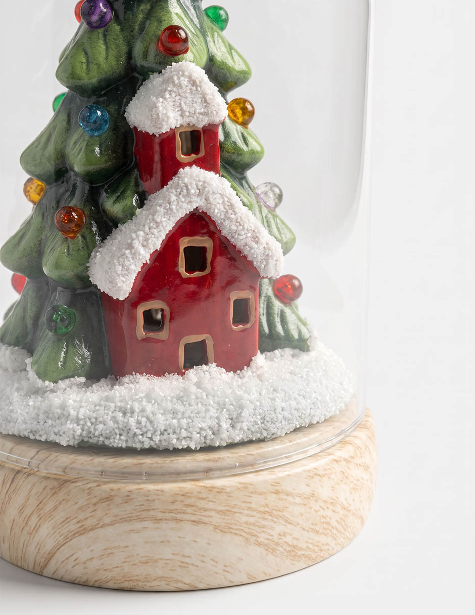 Figura decorativa navideña de árbol