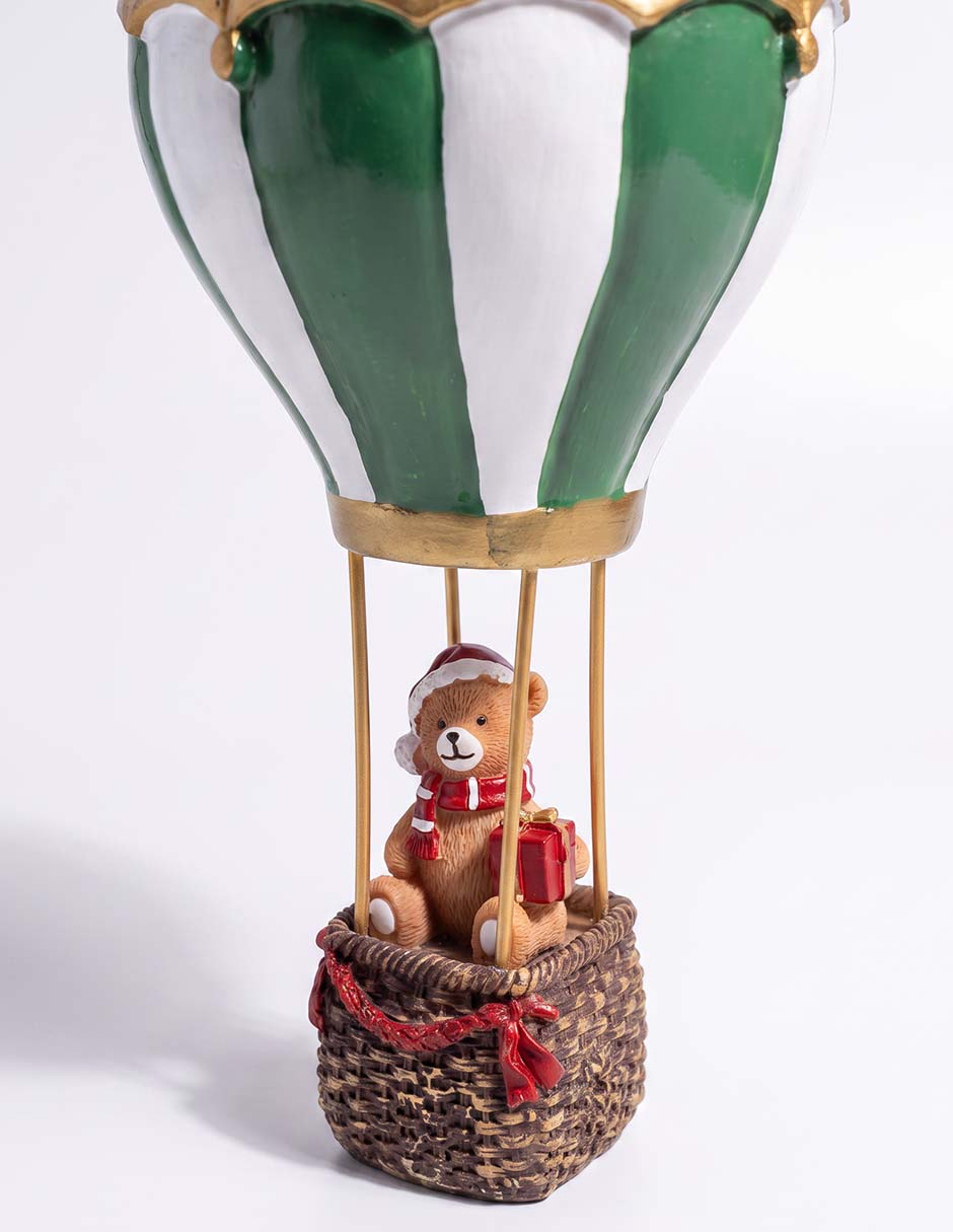Figura decorativa navideña de globo aerostático 2