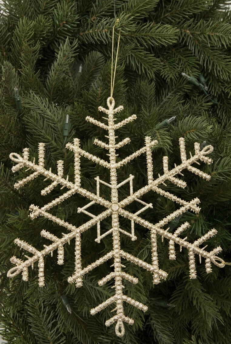 Ornamento Navidad copo de nieve 6
