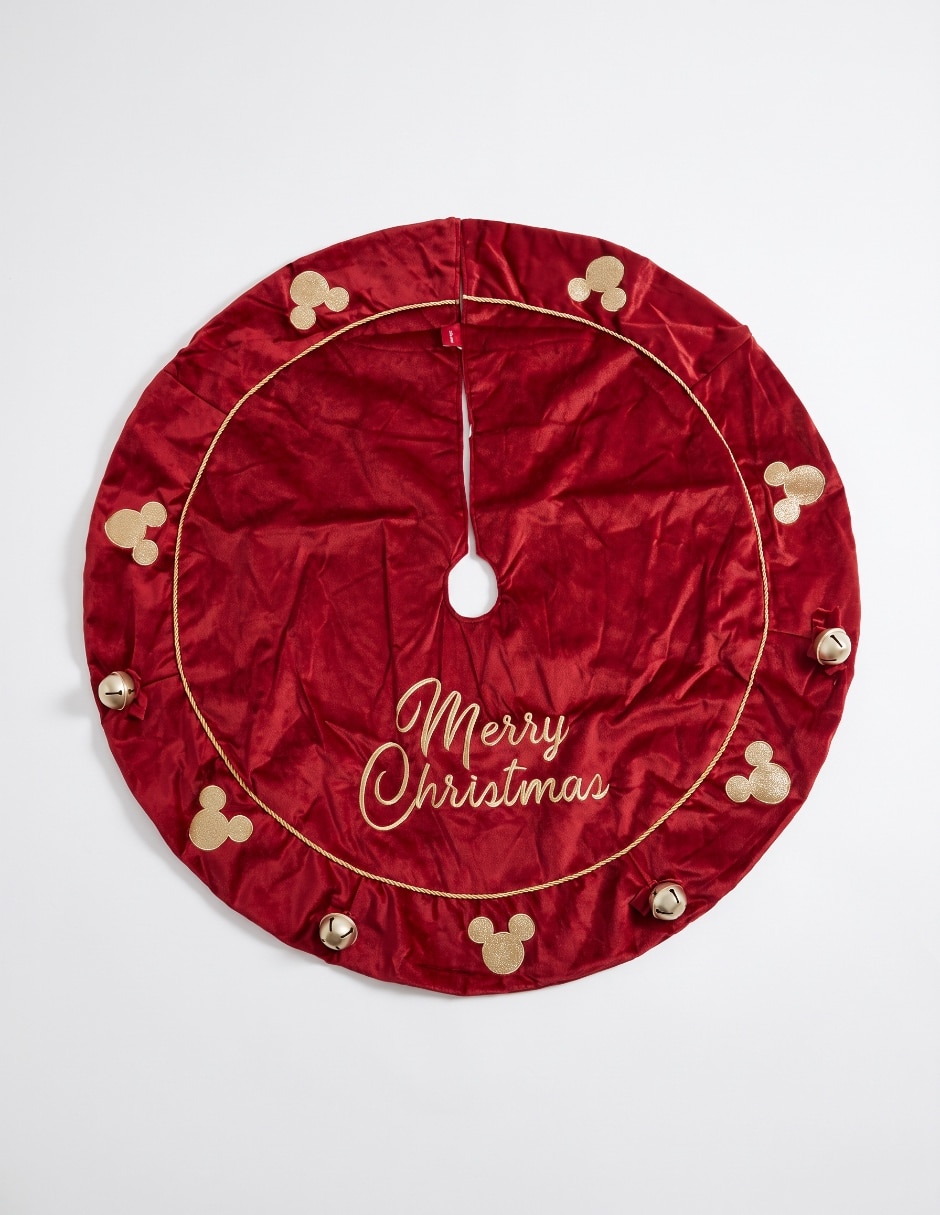 Pie de árbol estampado navideño Pie de árbol estampado navideño