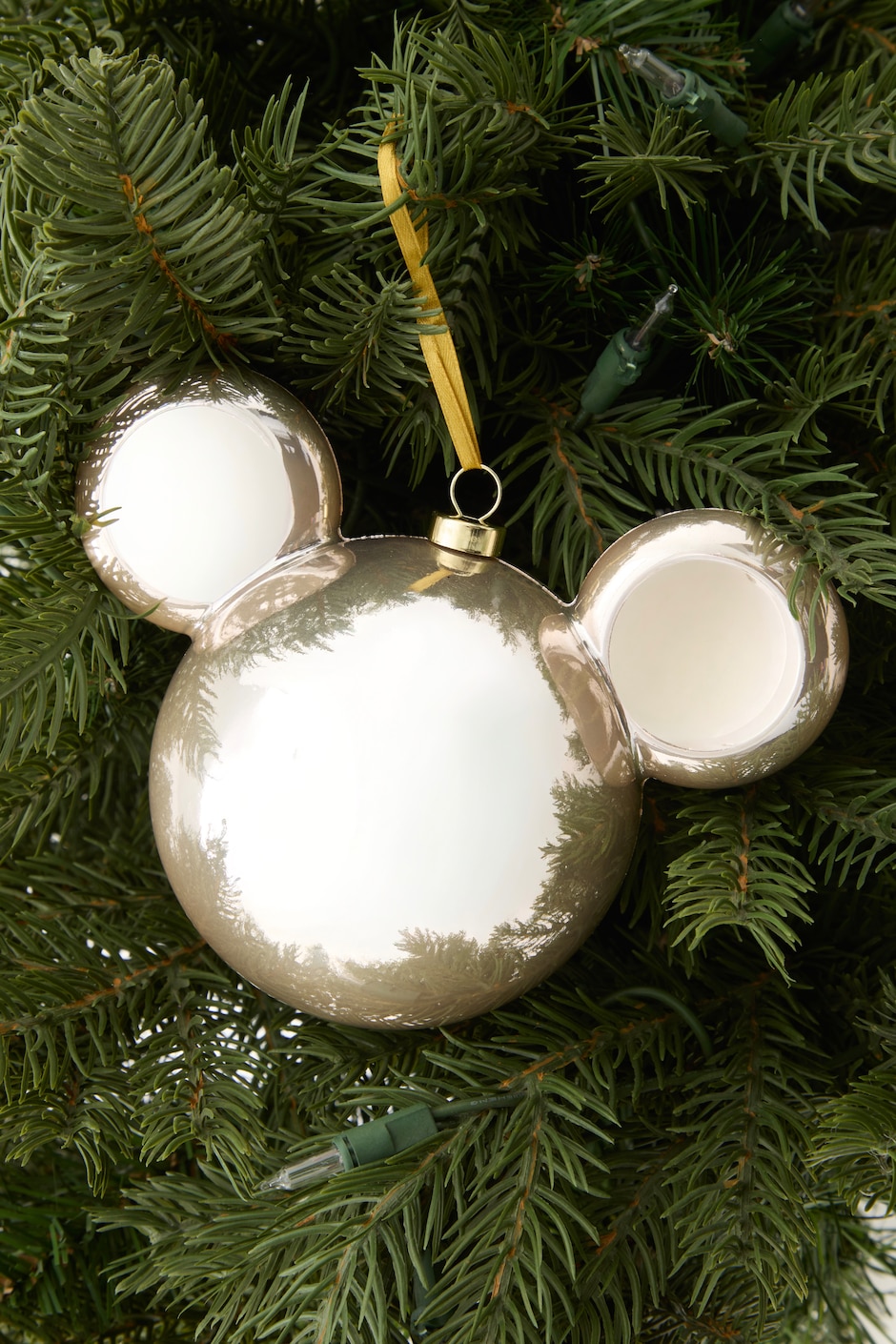Ornamento Navidad cara Mickey Mouse 3