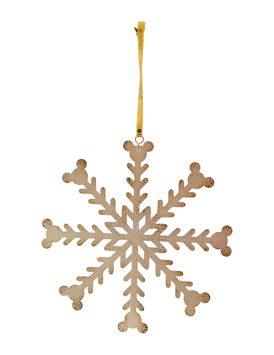 Ornamento Navidad copo de nieve Mickey Mouse