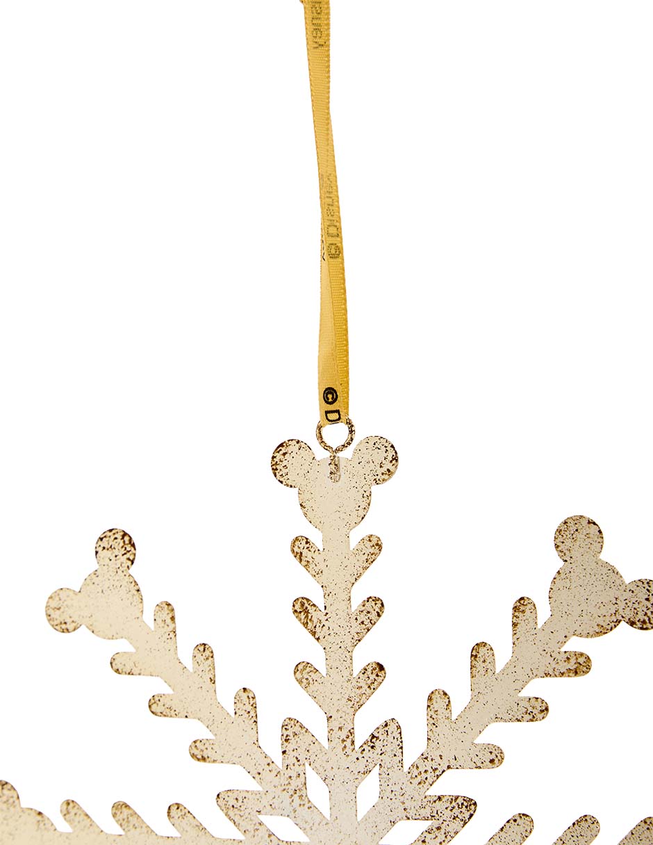 Ornamento Navidad copo de nieve Mickey Mouse 3