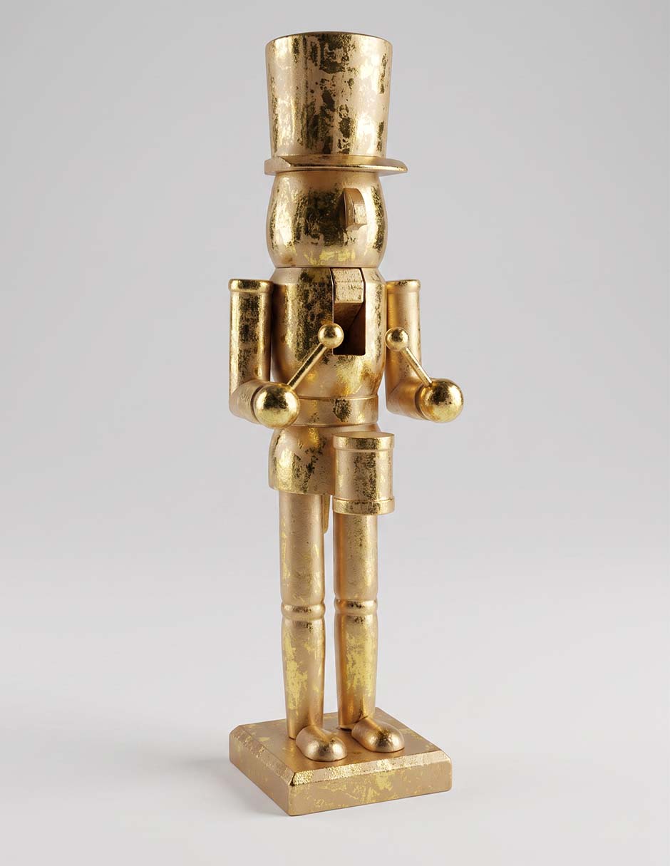 Figura decorativa navideña de cascanueces 2
