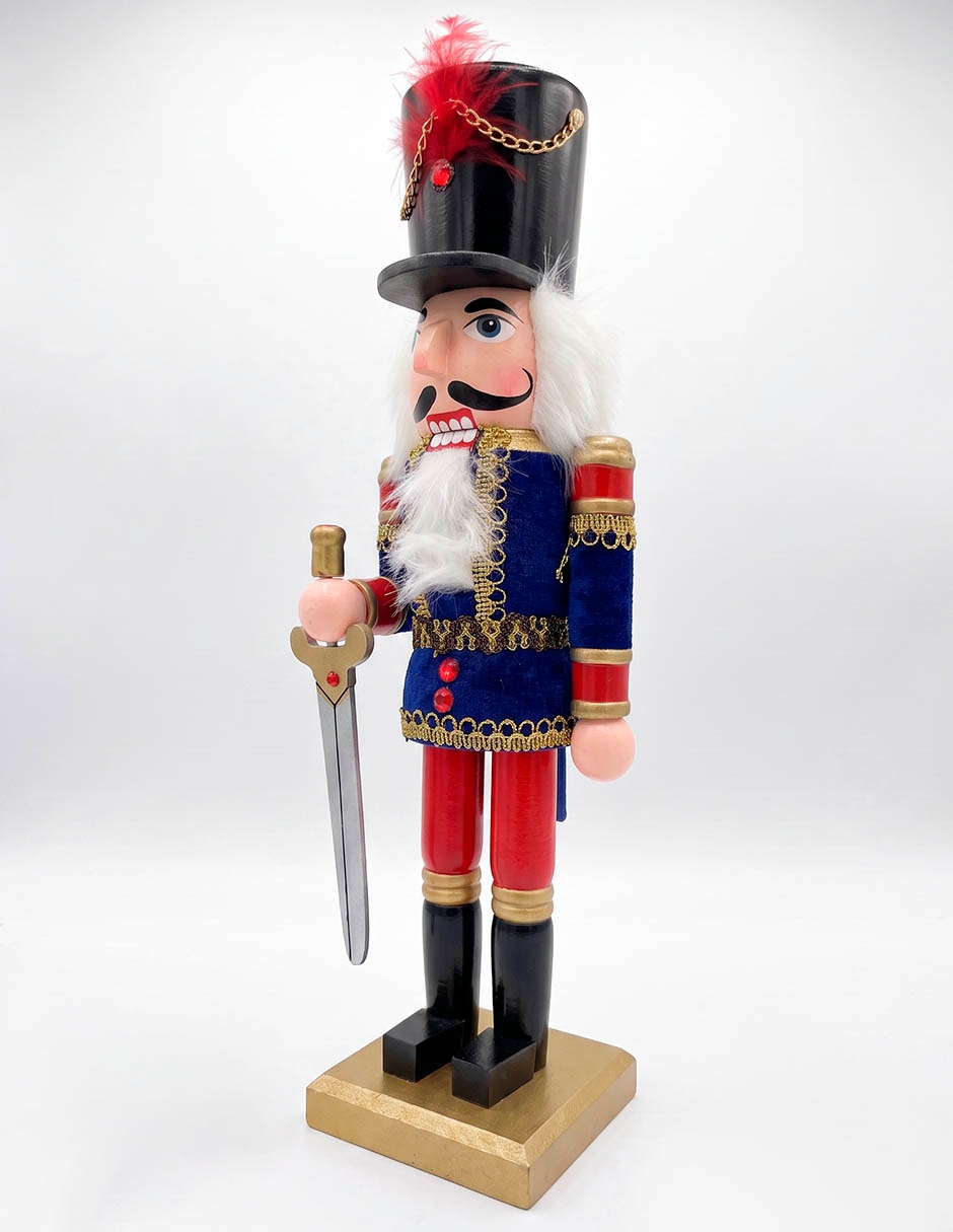 Figura decorativa navideña de cascanueces 2
