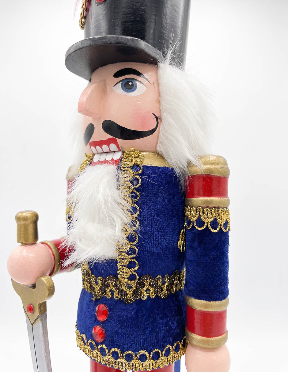 Figura decorativa navideña de cascanueces 4