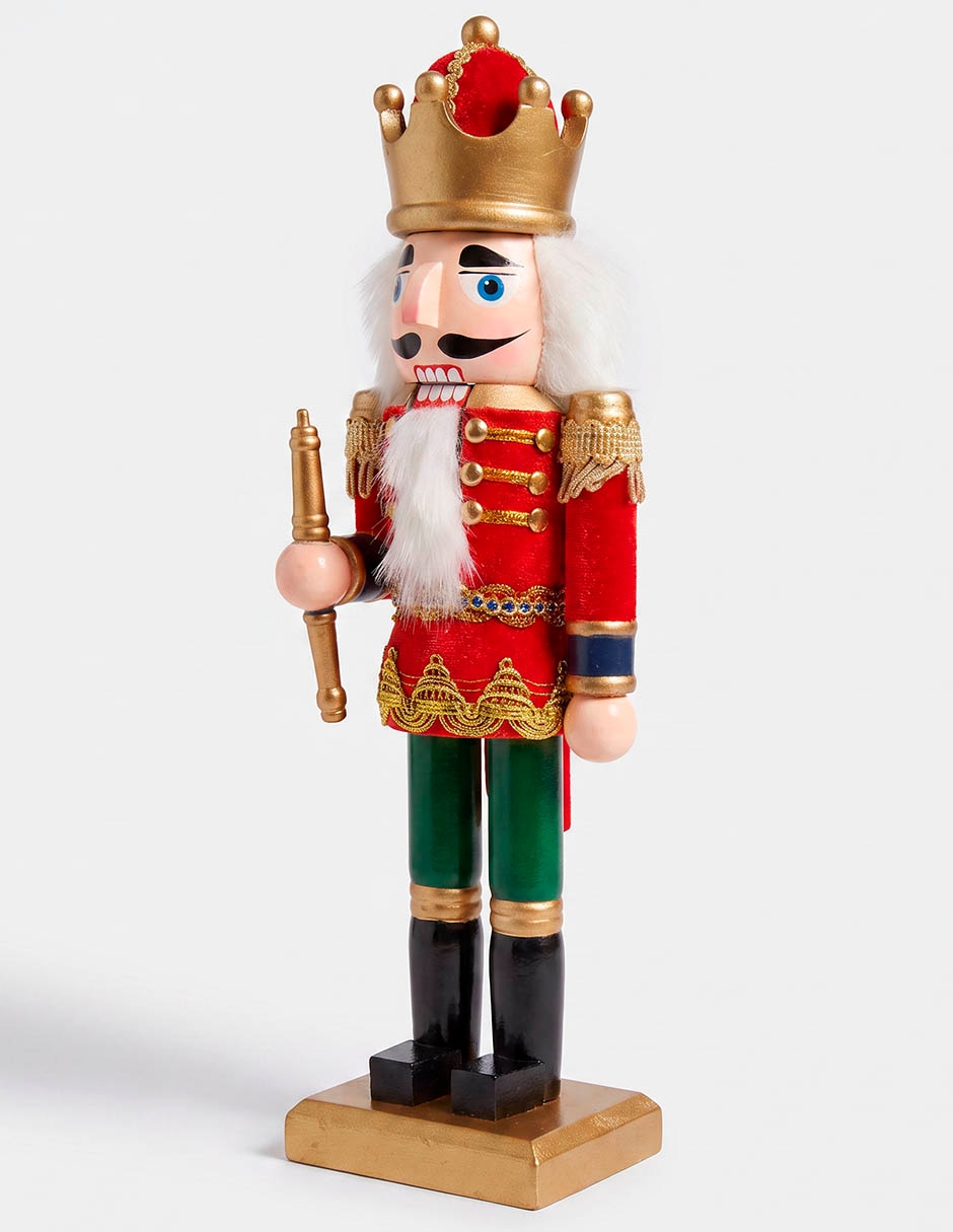 Figura decorativa navideña de cascanueces 2