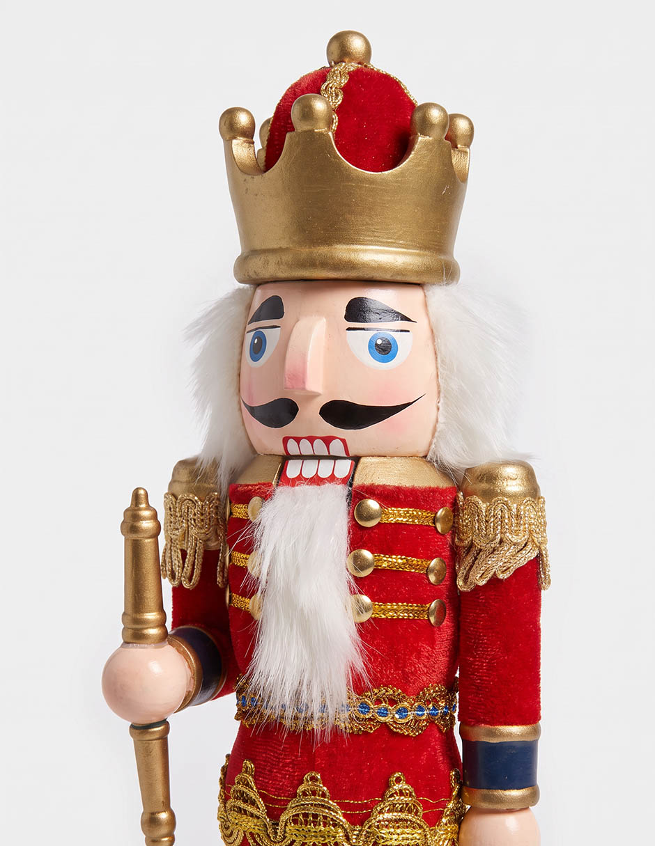 Figura decorativa navideña de cascanueces 4