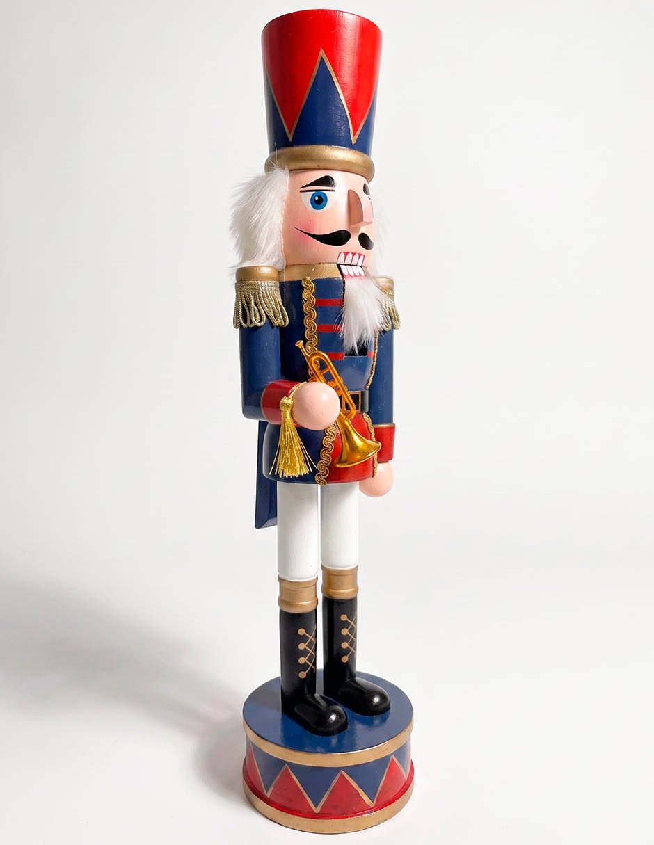 Figura decorativa navideña de cascanueces 2