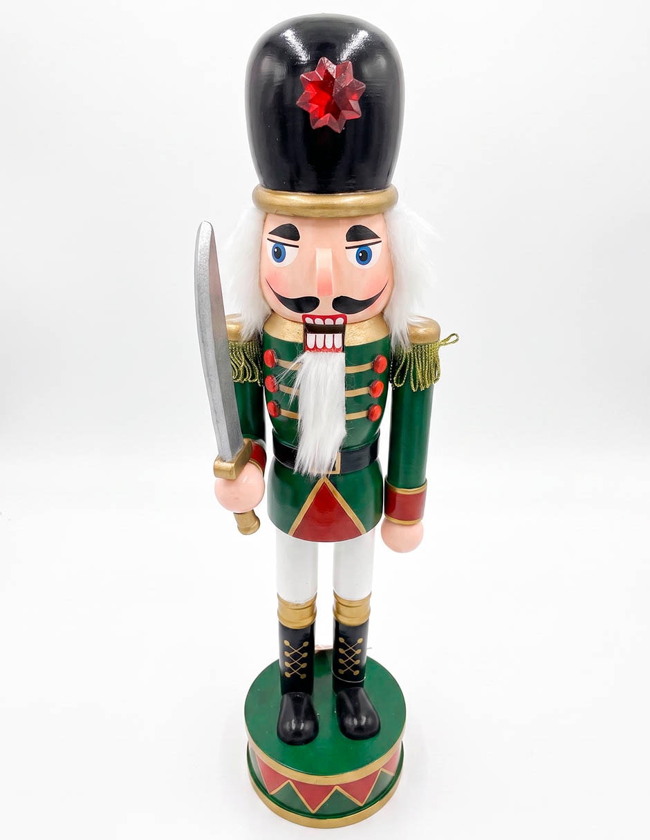 Figura decorativa navideña de cascanueces 1