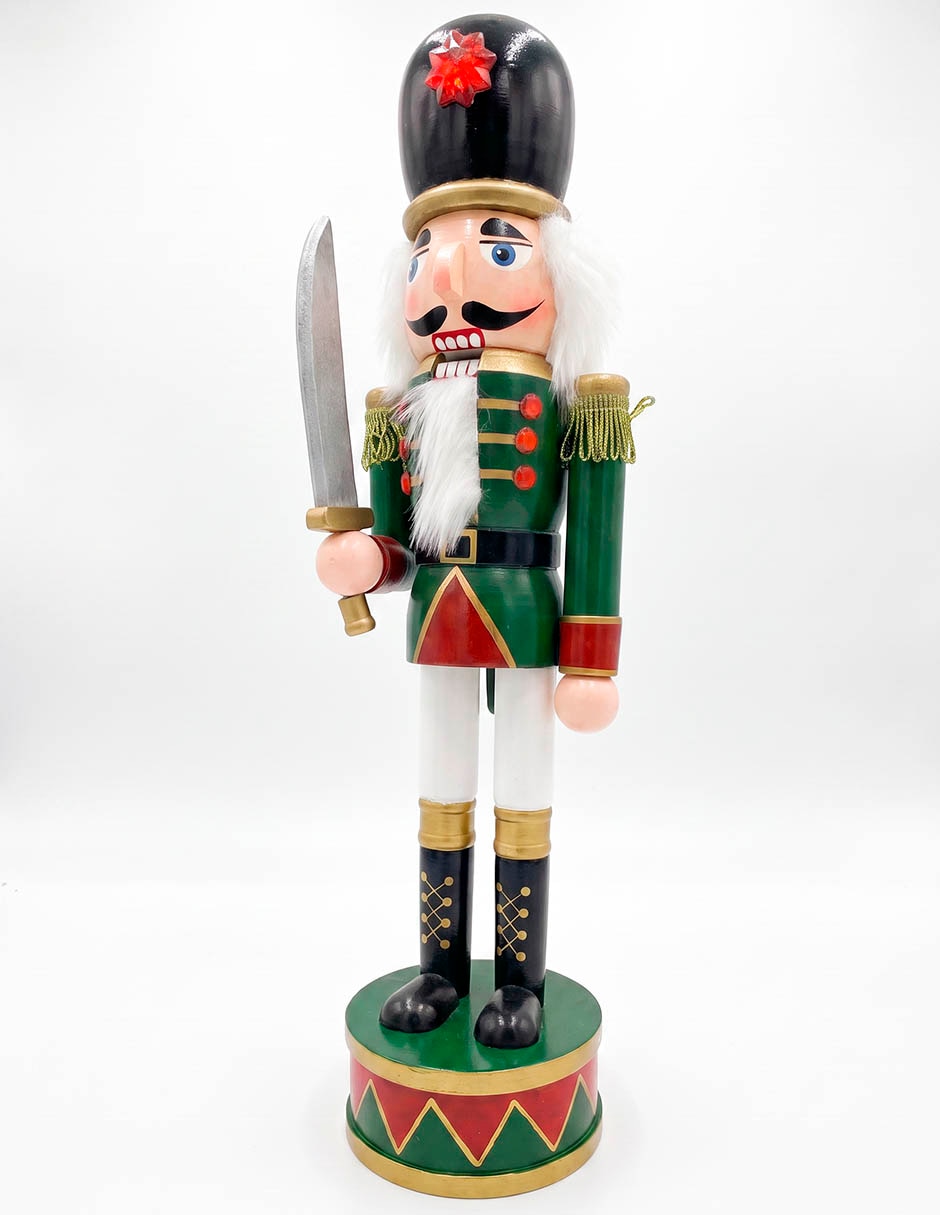 Figura decorativa navideña de cascanueces 2