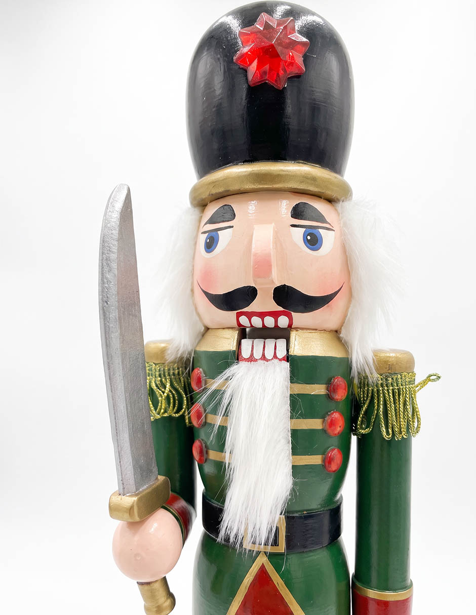Figura decorativa navideña de cascanueces 4