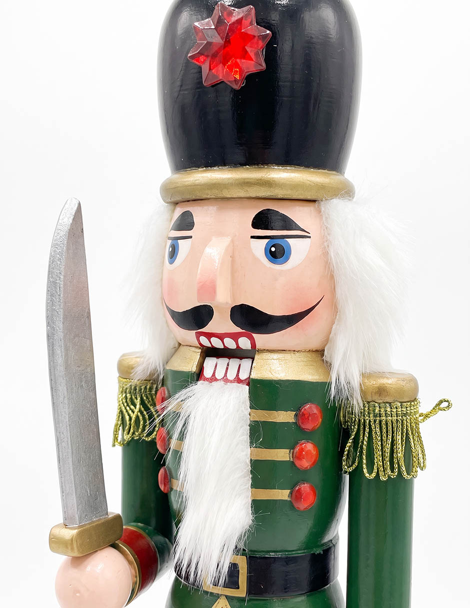 Figura decorativa navideña de cascanueces Figura decorativa navideña de cascanueces