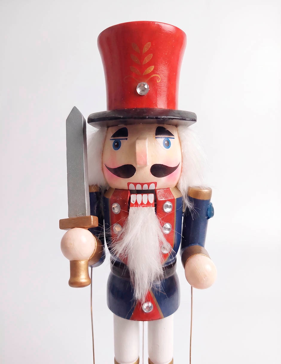 Figura decorativa de cascanueces