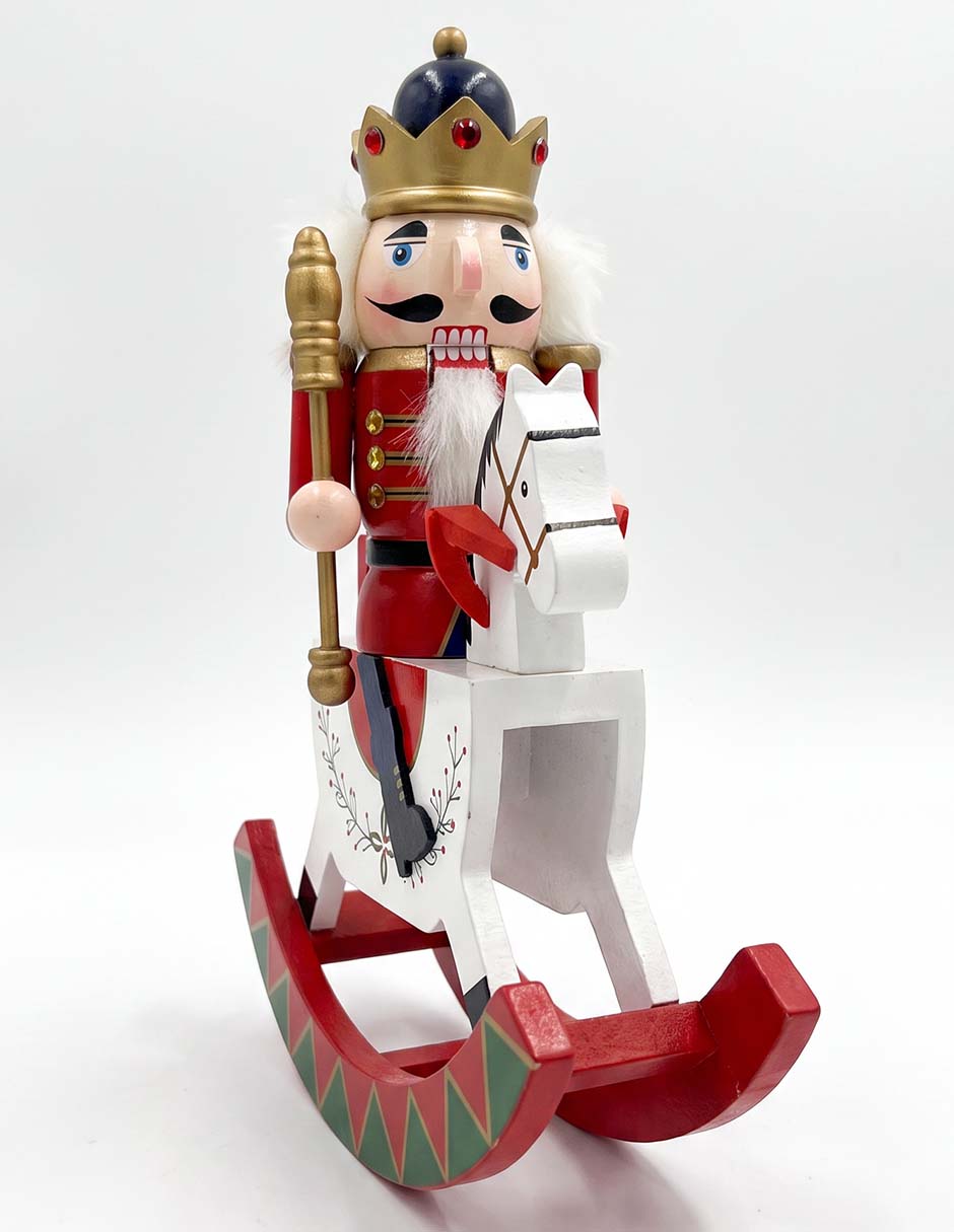 Figura decorativa navideña de cascanueces