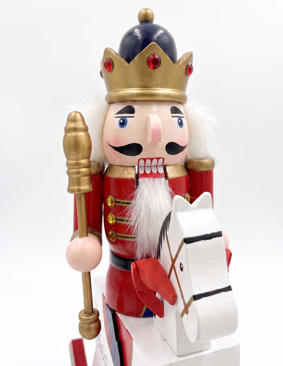 Figura decorativa navideña de cascanueces 4