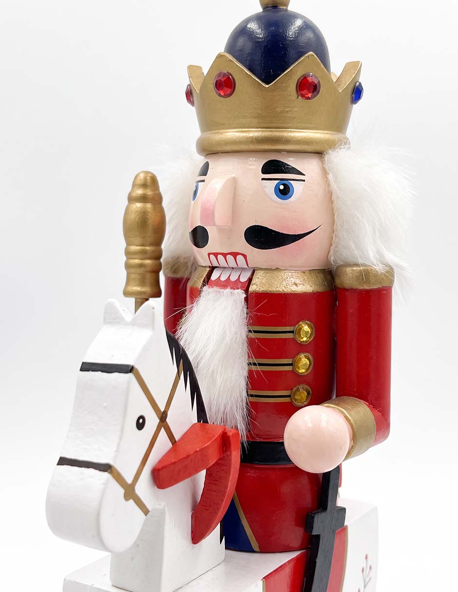 Figura decorativa navideña de cascanueces 5