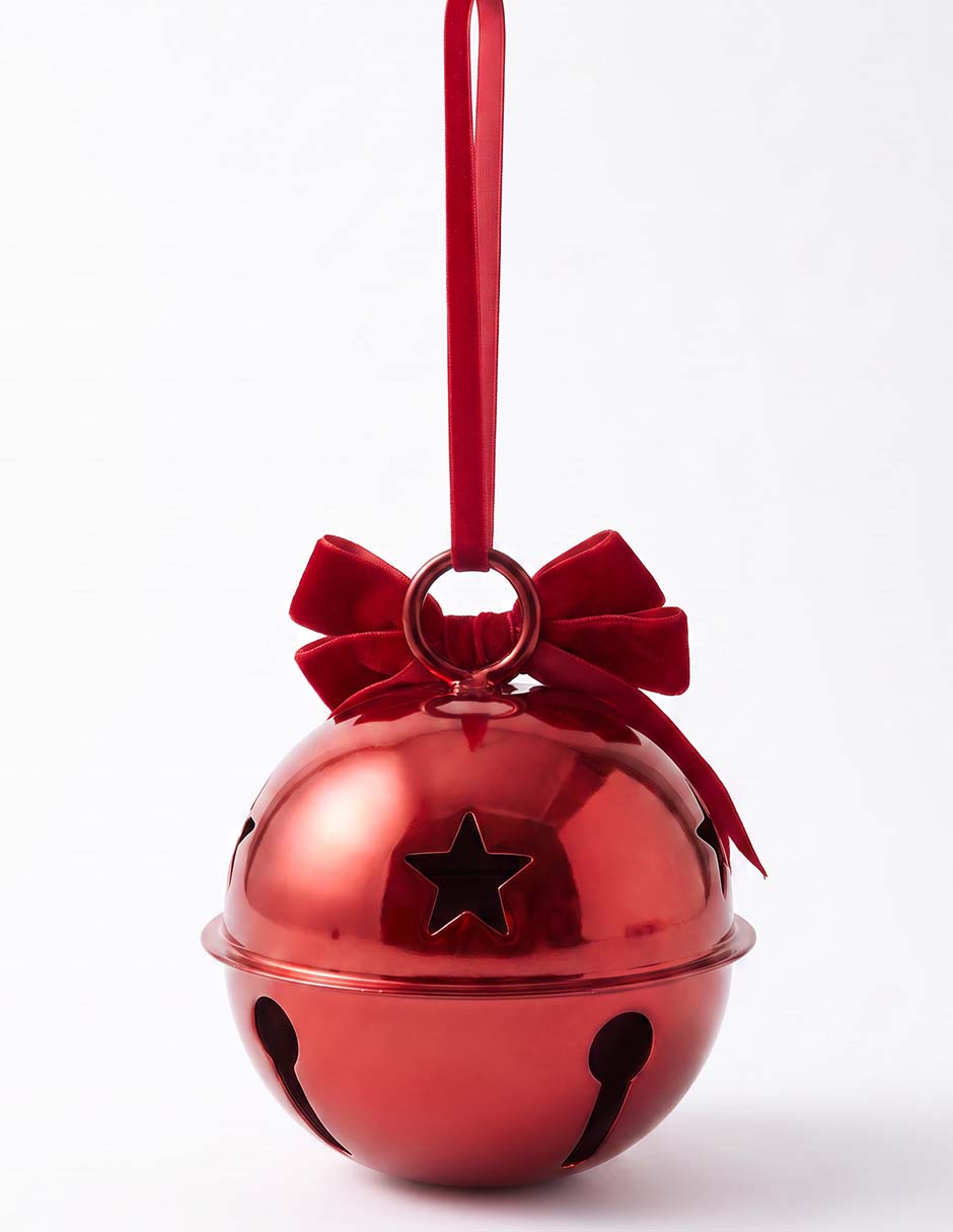 Ornamento Navidad cascabel 2
