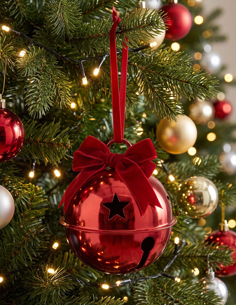 Ornamento Navidad cascabel 4