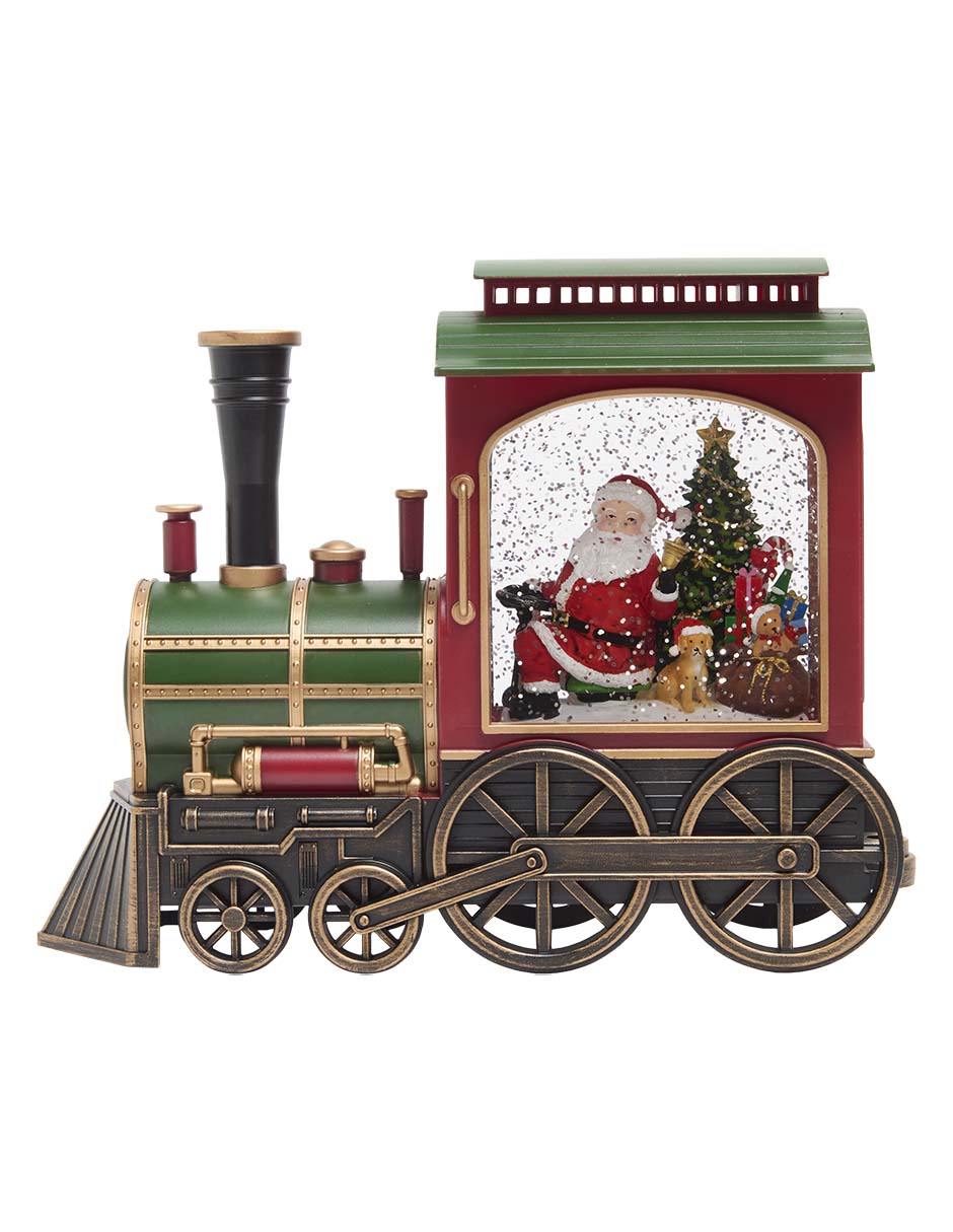 Bola de agua tren navideño Bola de agua tren navideño