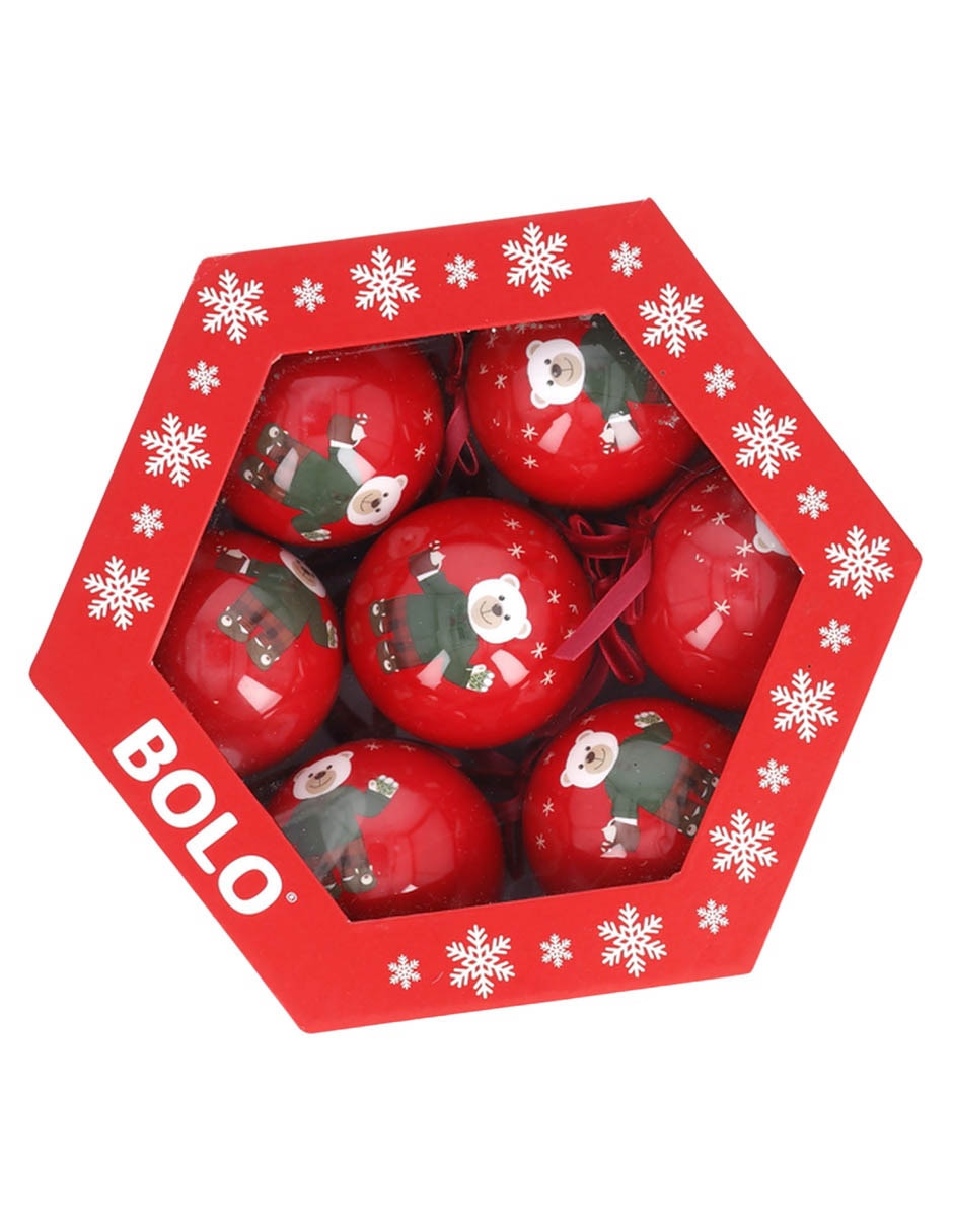 Set de esfera navideña con 14 piezas