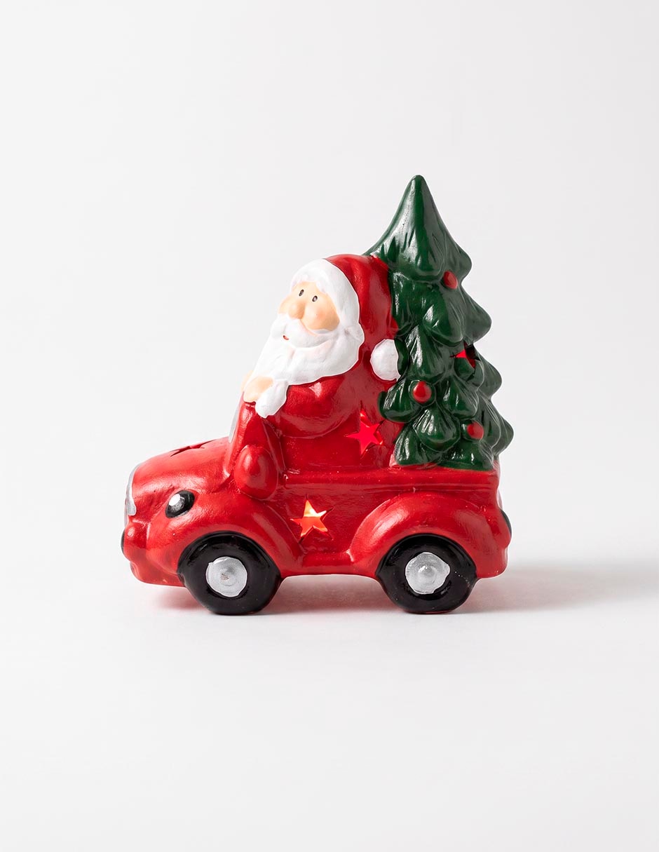 Figura decorativa de santa claus de resina Figura decorativa de santa claus de resina