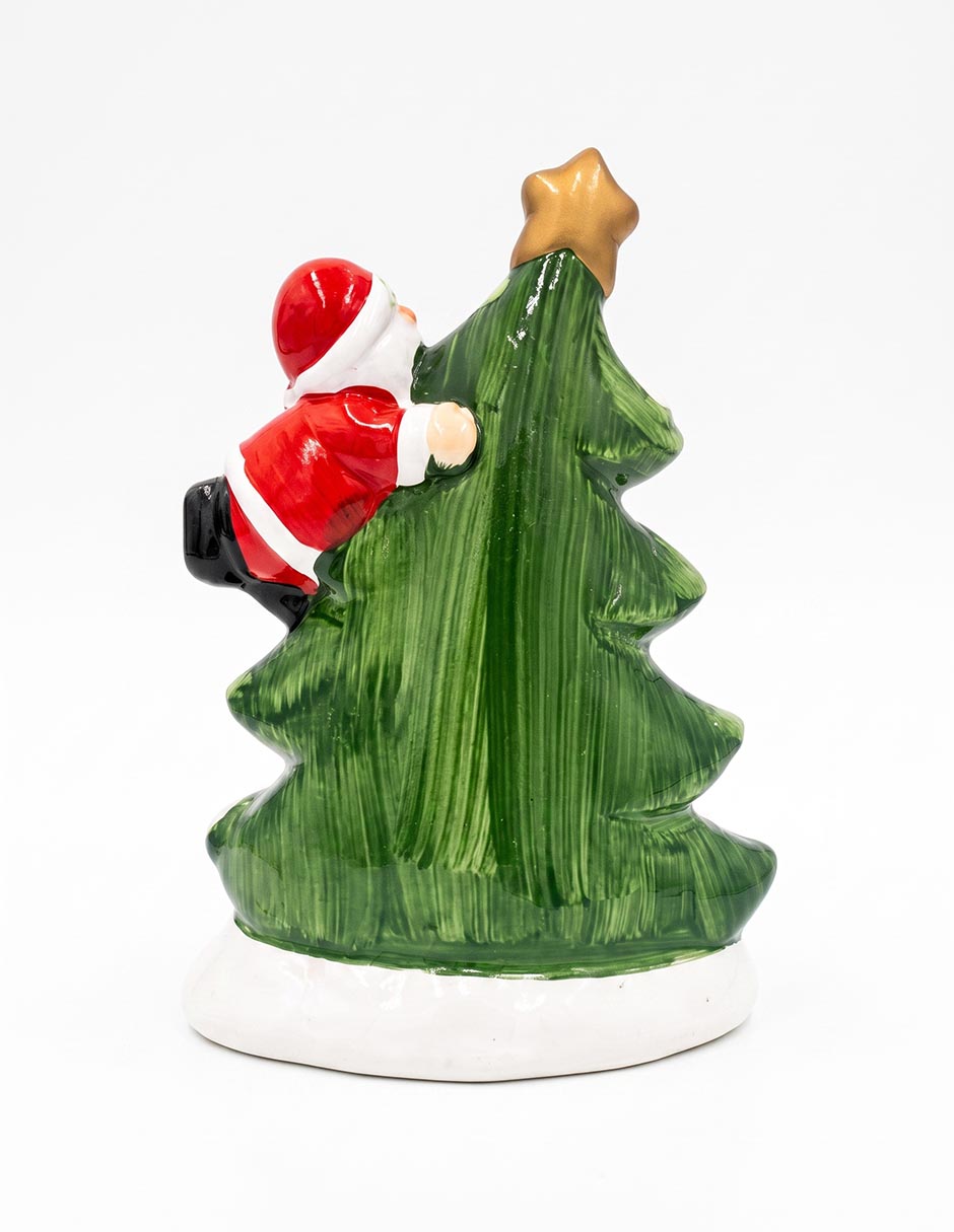 Figura decorativa navideña de santa claus de resina 3
