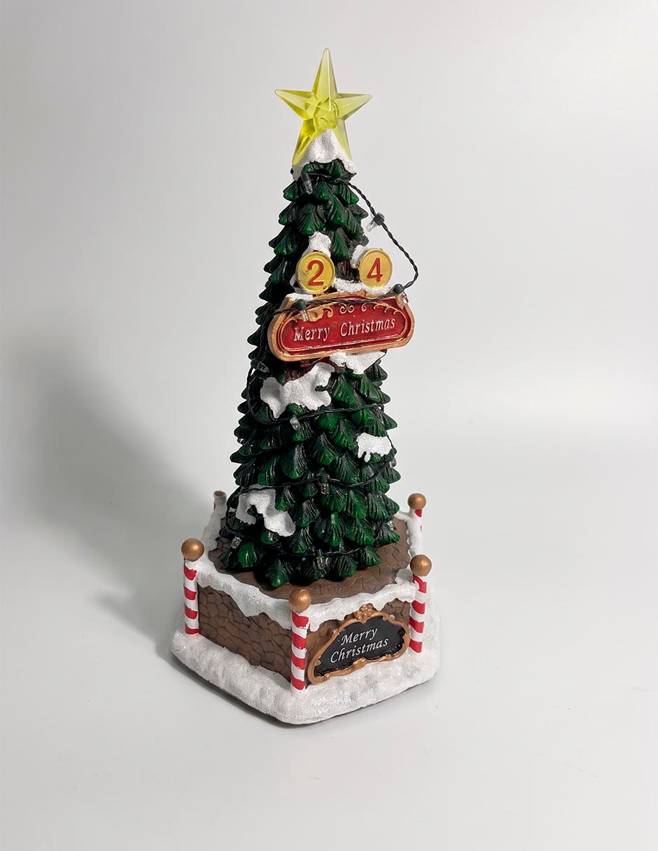 Figura decorativa navideña de pino