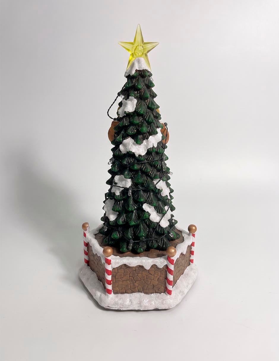 Figura decorativa navideña de pino 3