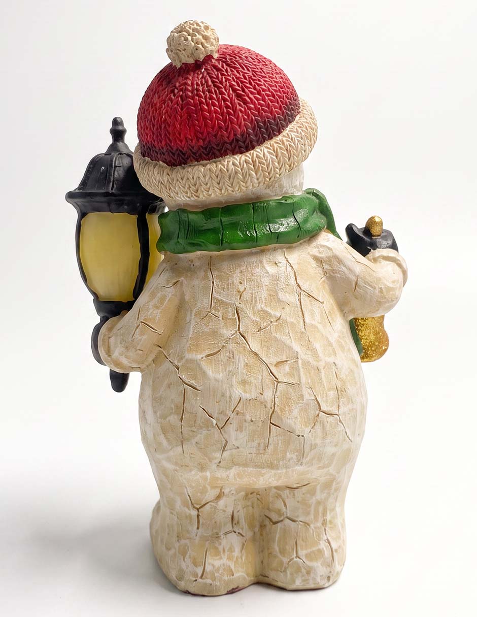 Figura decorativa navideña de snowman 3