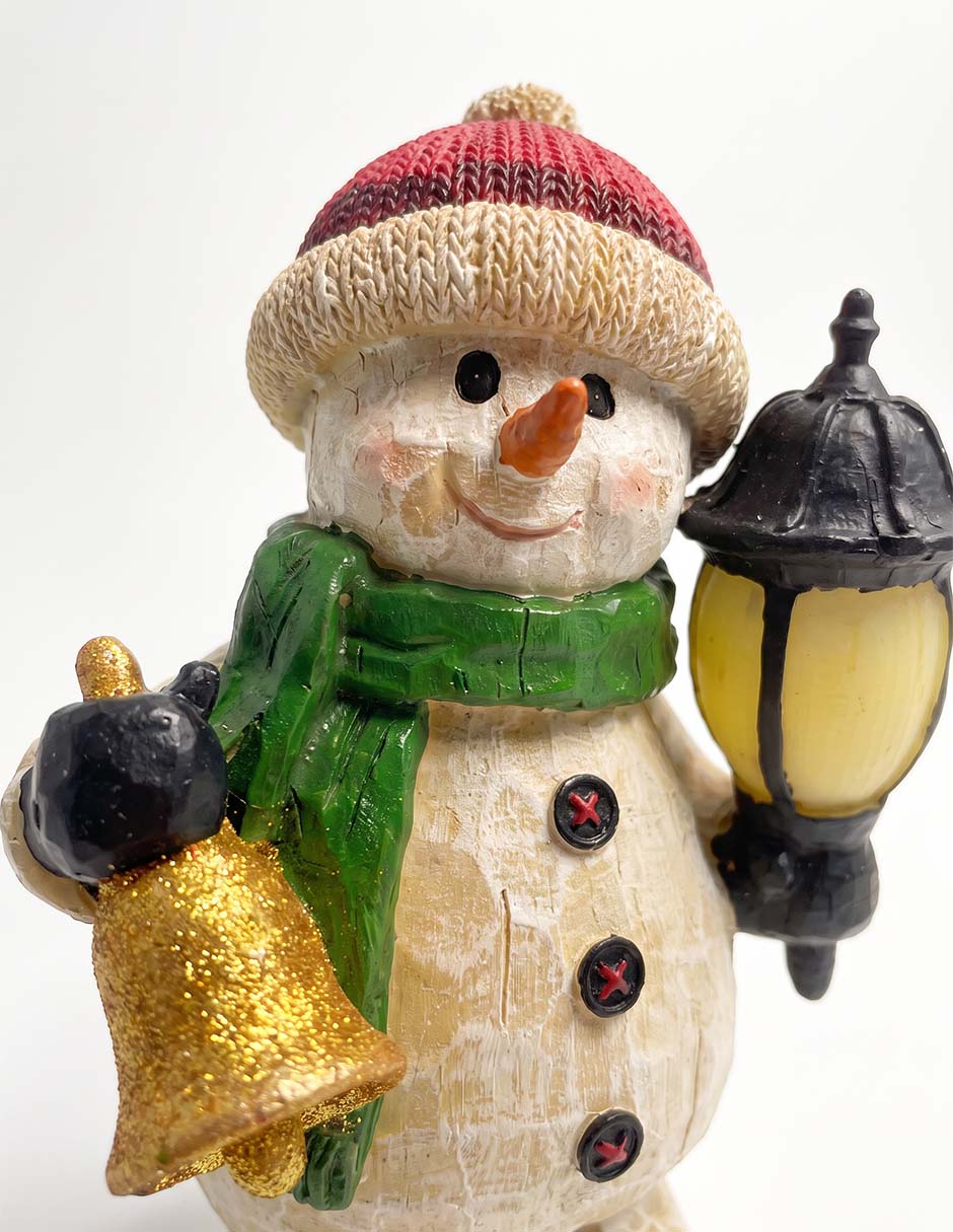 Figura decorativa navideña de snowman 4