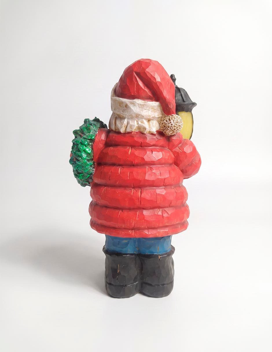 Figura decorativa navideña de santa claus 2