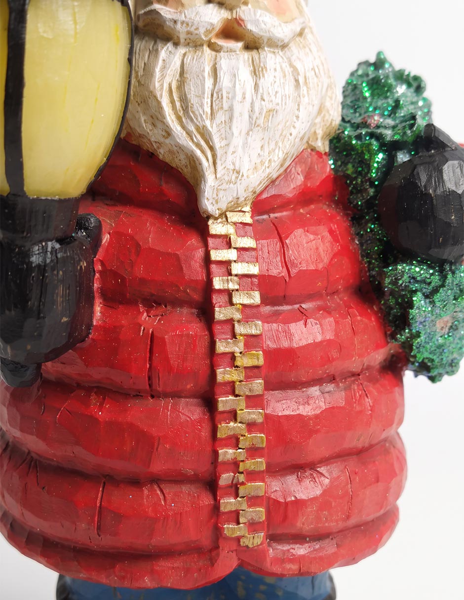 Figura decorativa navideña de santa claus