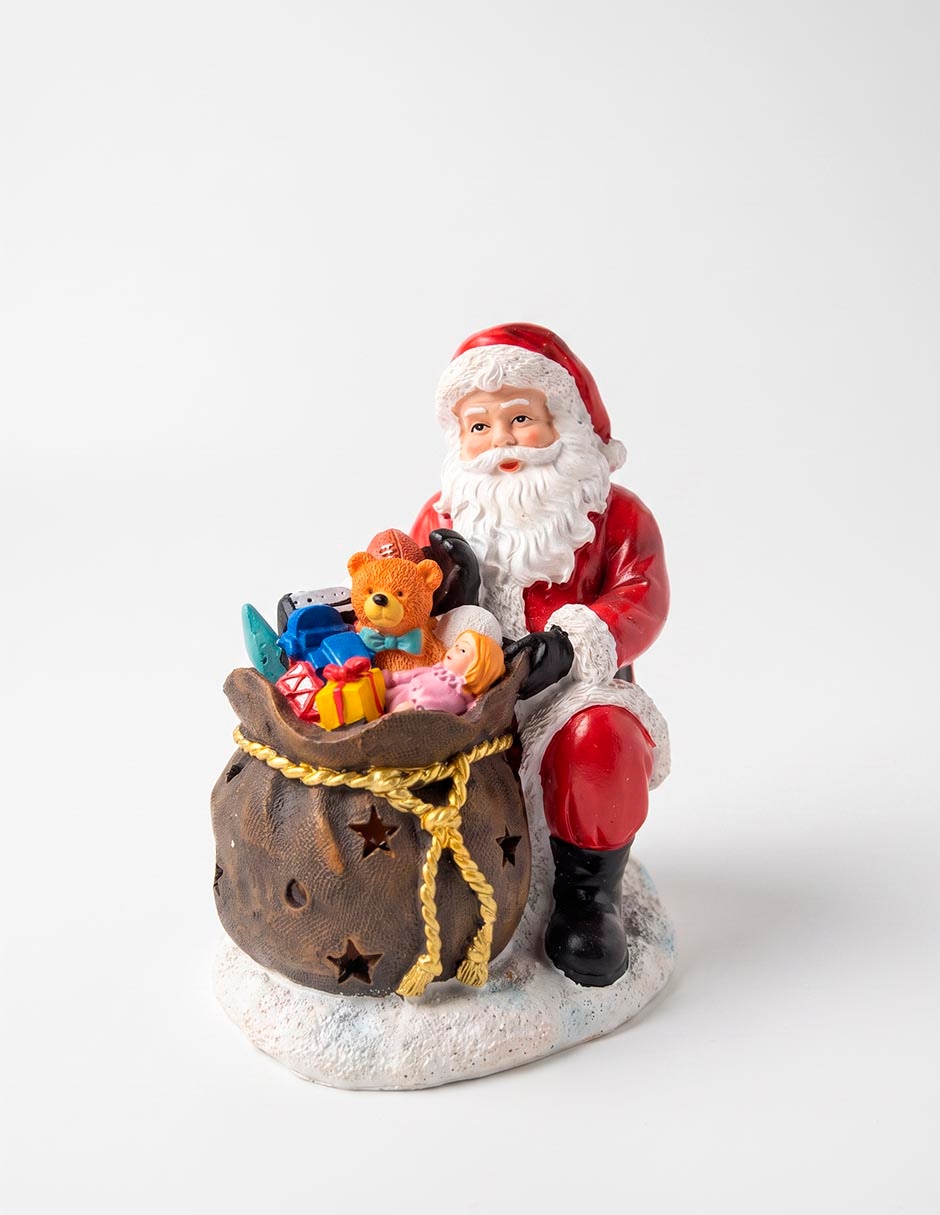 Figura decorativa navideña de santa claus