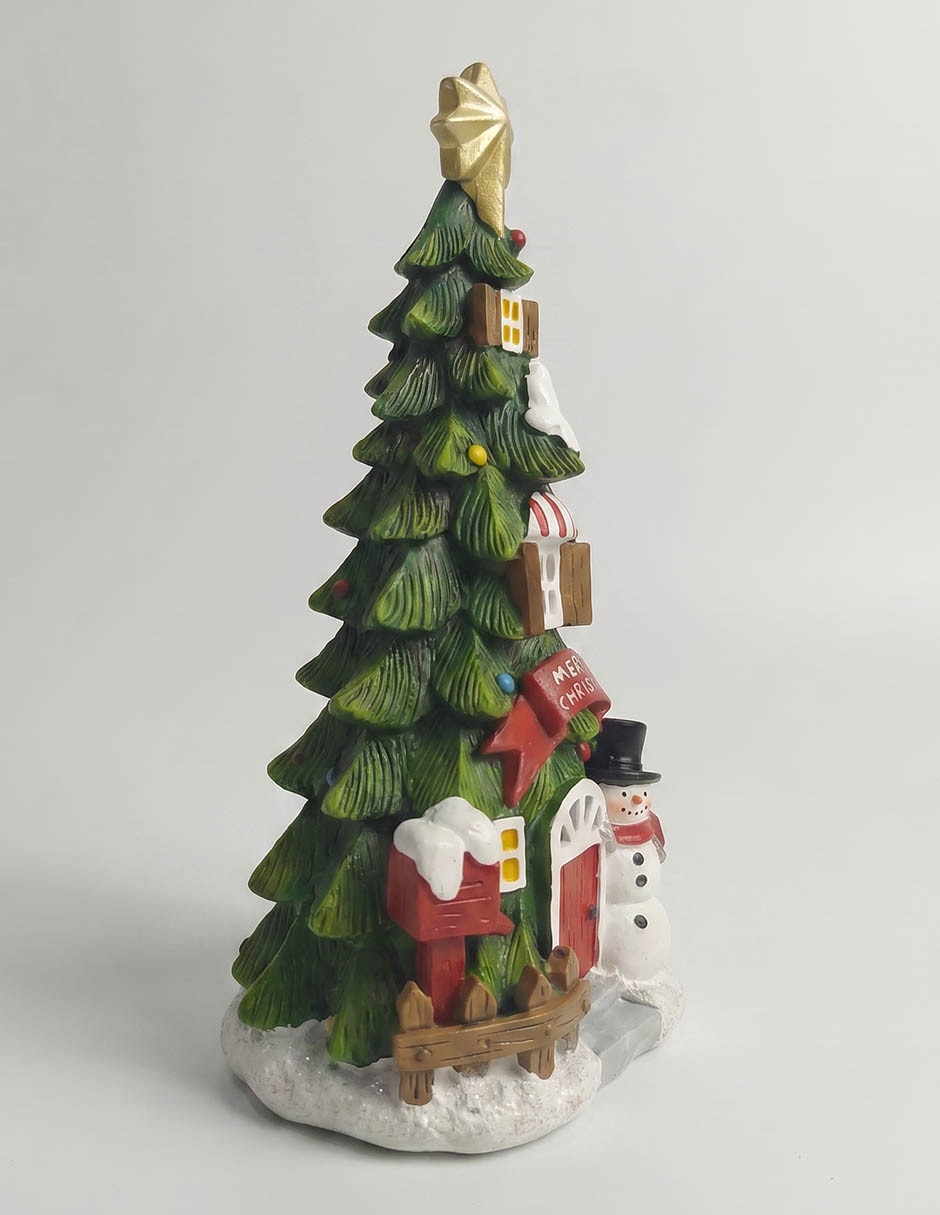 CASA DEL ARBOL NAVIDAD VERDE LED 25.5 CM CASA DEL ARBOL NAVIDAD VERDE LED 25.5 CM
