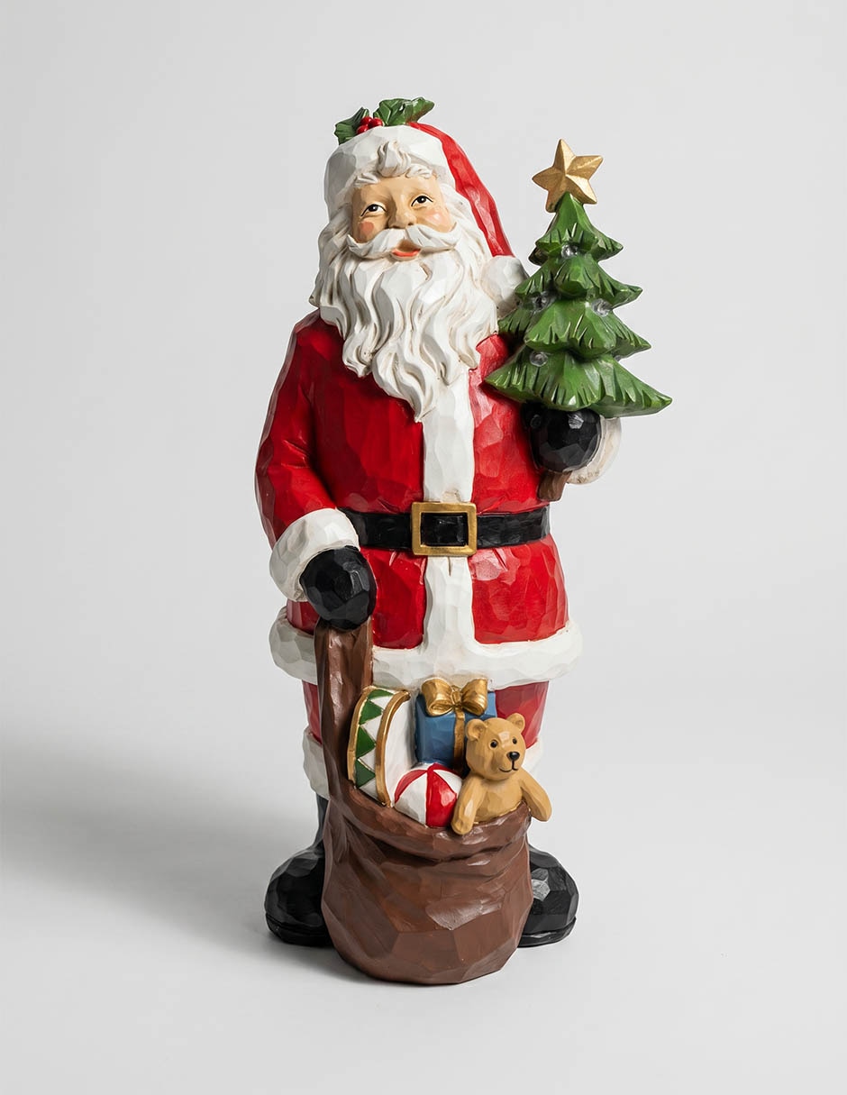 Figura decorativa de santa claus